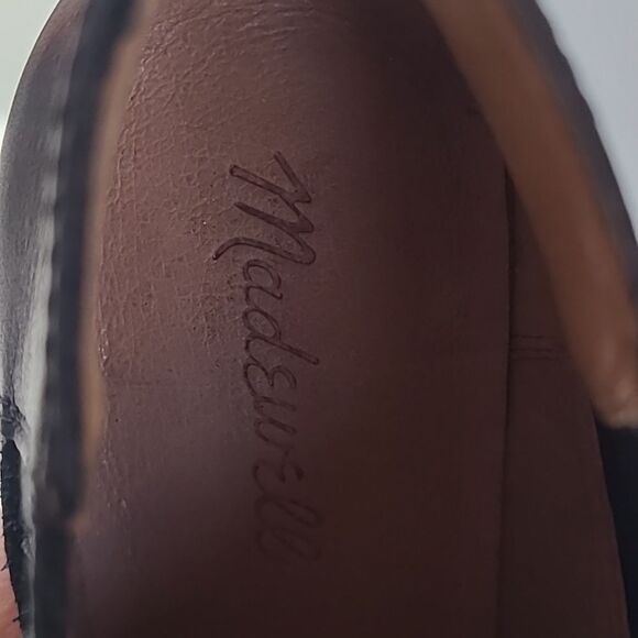 Madewell Sonia Low Leather Chelsea Booties Black Size 7 - Picture 12 of 14